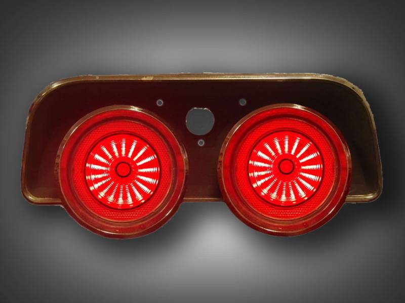 thumbnail image 2 of Detroit Muscle Technologies Mopar Parking/Turn Signal Light Gasket Set For 1968-1969 Dodge Pick Up Truck – TRK6869PL01, Vintage Reproduction 2 of 5