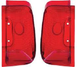 Dante's Mopar Parts - Mopar Lenses Tail Light Lens 1967 Plymouth Barracuda