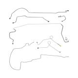 Dante's Mopar Parts - Mopar Brake Lines - 1968-69 A-Body Dart Barracuda Valiant Full Brake Line Sets