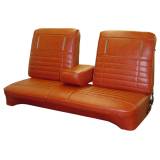 Legendary Auto Interiors - Mopar Seat Covers 1972 Duster, Duster 340, Demon & Demon 340 A-body Front Split Bench w/Armrest