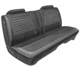 Dante's Mopar Parts - Mopar Seat Covers 1972 Charger SE & Charger Deluxe Style Front Split Bench Seat Cover