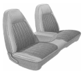 Dante's Mopar Parts - Mopar Seat Covers 1973 Charger SE B body Front Split Bench with Center Armrest