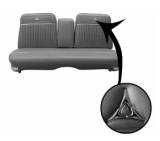 Dante's Mopar Parts - Mopar Seat Covers 1964 Dodge Polara Front Split Bench with Center Armrest