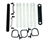 Dante's Mopar Parts - Mopar Underhood Wire Strap Kits- 1970 E-body