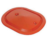 Dante's Mopar Parts - Mopar 340/440+6 Oval Air Cleaner Orange Lid
