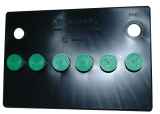 Dante's Mopar Parts - Mopar Battery Topper 1966-1974 A/B/E Body Group 24 Green Caps