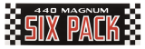 Dante's Mopar Parts - Mopar Air Cleaner Lid Decal- 440 Magnum Six Pack