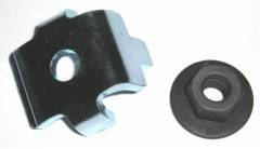 Dante's Mopar Parts - Mopar Throttle Cable Retaining Clip & Nut - Image 1