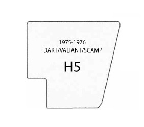 Legendary Auto Interiors - 1975-76 Dart Swinger & Scamp Bucket & Bench Style Rear Door Panels - Image 1