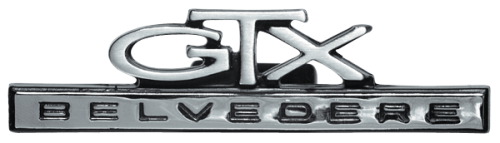 1967 GTX Glove Box Emblem