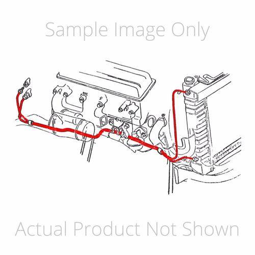 Dante's Mopar Parts - Mopar 1967 Plymouth Fury Transmission Cooler Lines 2pc - Image 1