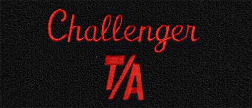 Dante's Mopar Parts - Mopar Carpeted Floor Mats 2008-2019 "Challenger T/A" Logo - Image 1