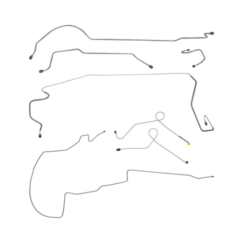 Dante's Mopar Parts - Mopar Brake Lines - 1968-69 A-Body Dart Barracuda Valiant Full Brake Line Sets - Image 1