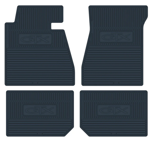 Legendary Auto Interiors - Mopar Vinyl Custom Vintage Floor Mats 1967-1974 Plymouth GTX - Image 1