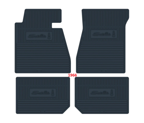 Legendary Auto Interiors - Mopar Vinyl Custom Vintage Floor Mats 1966-1974 Plymouth Satellite - Image 1