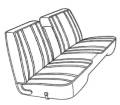 Legendary Auto Interiors - Mopar Seat Covers 1968 Barracuda A-body Front Split Bench with Center Armrest - Image 2