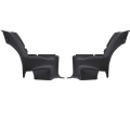 1973-1974 B-body Dodge Charger, Plymouth Road Runner Satellite Lower (Plastic) Rear Panels