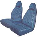Interior - Seat Covers 1970-1974 E-Body - Dante's Mopar Parts - Mopar Seat Covers 1970 Dodge Challenger Front Split Bench with Center Armrest Seat Cover