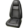 Interior - Seat Covers-Leather - Dante's Mopar Parts - Mopar Seat Cover 1970 Charger RT & Charger 500 Leather Style Front Buckets