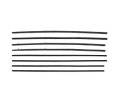 Dante's Mopar Parts - Cat Whiskers Top Cat Correct Side Window Sweep Kits 1968-1970 Dodge Charger