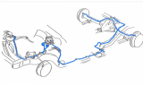 Mopar Brake Lines- 1967 C-body Newport New Yorker 300 Fury Monaco Brake Line Sets