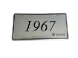 1967 Chrysler, Plymouth, Dodge License Plate 
