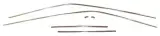Drip Rail Molding Set 1967-1976 Dodge Dart, 1972-1976 Scamp