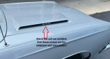 Dante's Mopar Parts - Mopar Hood Engine Call Out Screws -1968 Plymouth Road Runner/GTX - Image 2